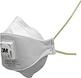 3M Aura Partikelmaske, FFP1, mit Ventil, 9312+, 10 Masken pro Packung,...