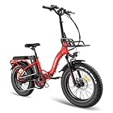 Fafrees F20 Max E-Bike Klapprad 20 Zoll Elektrofahrrad, e Bike Herren 48V...