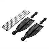 Wakects Kajakpaddel,2Pcs Aluminiumlegierungs abnehmbare Kombination leichte...
