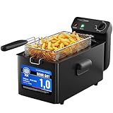 ProfiCook® Friteuse mit Fett | 130-190°C | Fritteuse mit Öl | 2000W | 3L...