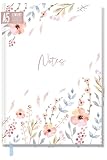 Notizbuch A5 liniert 'Sweet Flowers' von Trendstuff by Häfft - 124 Seiten,...