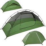 Clostnature Crux Zelt für 1 Person - Wasserdichtes Campingzelt, Leichtes...
