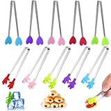 10 Stück Mini Zuckerzange Essen Clip, Multifunktionale Candy Bar Zubehör,...