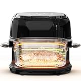 KAITOL Heißluftfritteuse 5L, Air Fryer Frittierkorb aus Glas, Digitalem...