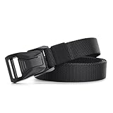 2.5CM Breite Skinny Nylon Gürtel Quick Release Metall Schnalle Taktische...