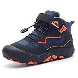 Geymxzik Kinder Barfußschuhe Unisex Winter Wasserdicht Wanderstiefel...