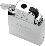 Zippo Feuerzeug mit Gaseinsatz – gelbe Flamme 65815, winddicht,...