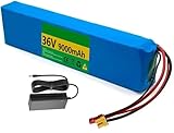 36V 9Ah Ebike Batterie, 36V 9Ah Elektroroller-Akku 36V 9AH Elektrofahrrad...