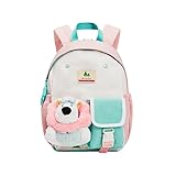 shukiku Kindergartenrucksack, Kita Rucksack mit Abnehmbarem Spielzeug...