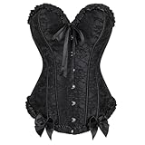 Halloween Kostüm Damen Cosplay Weißes Korsett Korset Gothic Kleidung...