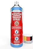 Wespen Power Spray 500ml gegen Wespen & Wespennester - Wespenspray mit 4...