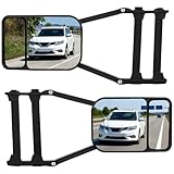 2 Stück Wohnwagen Spiegel Auto Verstellbarer Zusatzspiegel Außenspiegel...