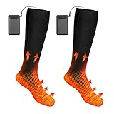 Beheizte Socken Beheizbare Socken Damen Herren,4000 mAh Elektrische Warme...