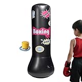 Zwpontia Kinder Boxsack Aufblasbar, Boxen Sandsack für Fitness,...