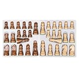 Chess Chessmen 34 Schachfiguren Set Backgammon Indoor Entertainment Kinder...