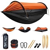 Travel Bird Camping Hängematte Zelt mit Moskitonetz und Sonnenschirm,...
