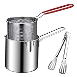 Stock Fry Pot, Stainless Steel Pot Body Fryers Frying Pot, Chip Pan...