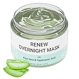 RENEW Nacht Maske Gesicht, Gesichtsmaske beauty- mit Aloe Vera und...