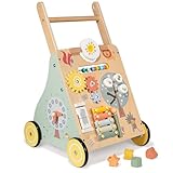 Baby Lauflernwagen Holz, Baby Lauflernhilfe zum Holz, Montessori Spielzeug...