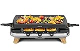 Tefal Raclette Gourmet RE610D | Raclette und Tischgrill | 8 Personen |...