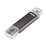 Hama 128GB USB-Speicherstick mit USB 2.0 & microUSB (2-in-1 USB-Stick, z.B....