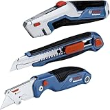 Bosch Professtional 3 tlg. Messer Set (inkl. Universal Messer mit...