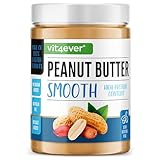 Erdnussbutter Smooth - 1kg natürliche Peanut Butter Ohne Zusätze - High...