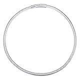 FindChic Damen Kette Edelstahl Einfache Schlangenknochen Kette Halskette...