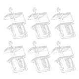 HUAANYA 6 Stücke Aquarium Aquarium Anti Escape Net Clip Glas Acryl...