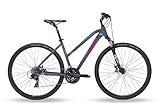 HEAD Damen I-Peak I Crossbike, Grau matt/pink, 50 cm