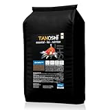 Tanoshi Koifutter - Grower Plus - 3mm 13,5 kg | Schwimmendes Hauptfutter...