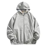 ROLAQDK Kapuzenpullover Herren Oversize Herbst und Winter Herren Pullover...