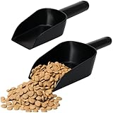 com-four® 2x Futterschaufel zum Portionieren von Tierfutter (23 cm | 26,5...