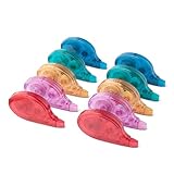 Amazon Basics Korrekturband mit Abroller, 10er-Pack, einfach zu verwenden,...