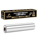 LuxLiv ® 50 m Alufolie - Hochwertige, robuste 20 Mikron dicke Folie, 30 cm...