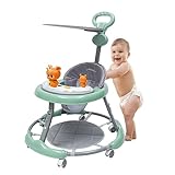 Faltbarer Baby-Lauflernwagen mit gepolstertem Spielzeug zum Sitzen und...