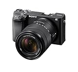 Sony Alpha 6400 APS-C Spiegellose Kamera mit 18-135mm Objektiv (Schneller...