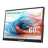 Showscren Tragbarer Monitor 14 Zoll 1920 x 1200P 60 Hz 400/cd Helligkeit...
