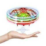 Kizmyee UFO Mini-Drohne, handgesteuerte Flugdrohne, LED-Lichter,...