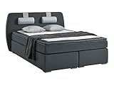 Atlantic Home Collection Boxspringbett REX, 140 x 200 cm, inklusive Topper...