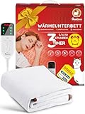 Mia&Coco Heizdecke mit Abschaltautomatik, 150 x 80 cm, Wärmeunterbett mit...