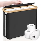 Toilettenpapier Aufbewahrung Korb mit Deckel und Griff, wasserdichter...