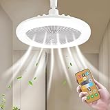 Deckenventilator mit Beleuchtung 30W,Lampe mit Ventilator...
