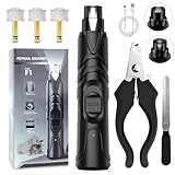 ETENTOUS Krallenschleifer für Hunde, Neuester Profi Krallenschleifer mit 3...