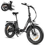 COASTA E Bike Klapprad, E-Bike 48V 16Ah Akku bis 160KM/ 25KM/H, 20 * 4.0...