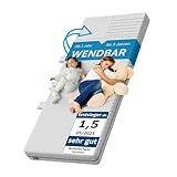 Bellabino Twist Kindermatratze 90x200 cm – Matratze Kinderbett Härtegrad...