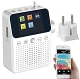 VR-Radio Badradio: 2in1-Steckdosenradio mit DAB+, Bluetooth,...
