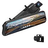 Jansite 10'' Spiegel Dashcam mit Hardwire-Kit, 24H Parküberwachung...