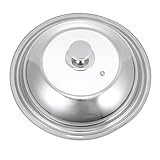 OUNONA Pfannenlid mit Sichtfenster Kombinierter Deckel für Wok und Pfanne...