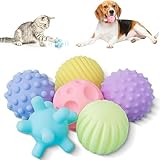 Favuit Hundeball Unzerstörbar, 6 Stück Hundespielzeug Ball Set...